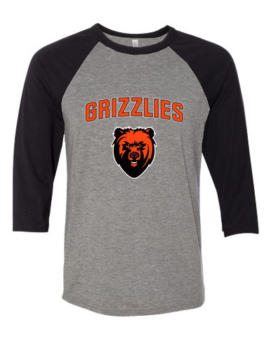 California Grizzlies Mascot #6 Women's Baseball T-Shirt