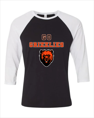 California Grizzlies Go Team Women's Baseball T-Shirt