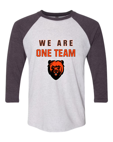 California Grizzlies We Are One Team Women's Baseball T-Shirt