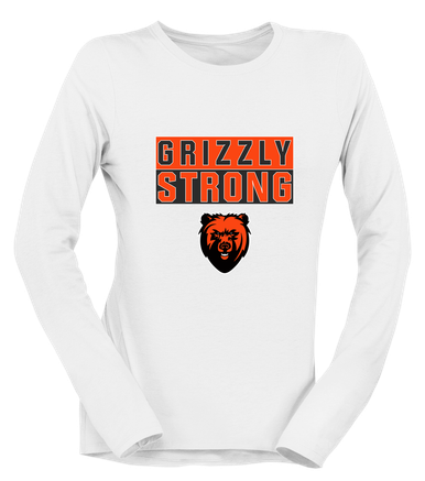 California Grizzlies Strong #1 Women's LS T-Shirt