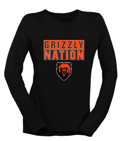 California Grizzlies Nation #1 Women's LS T-Shirt