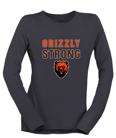 California Grizzlies Strong #2 Women's LS T-Shirt