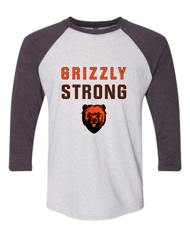California Grizzlies Strong #2 Women's Baseball T-Shirt