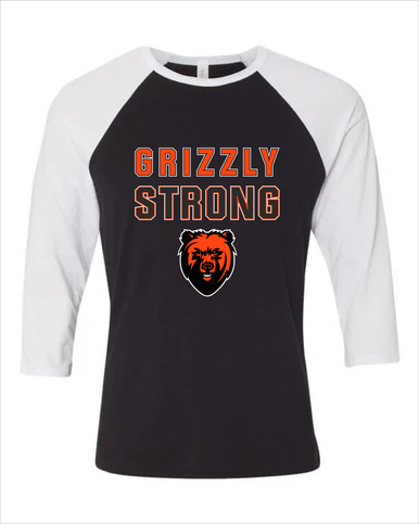 California Grizzlies Strong #2 Men's Baseball T-Shirt