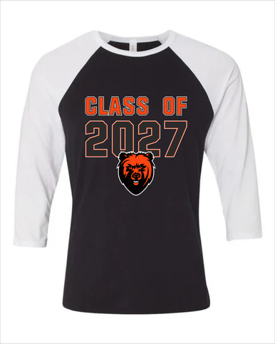 California Grizzlies Class of 2027 Women's Baseball T-Shirt
