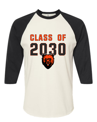 California Grizzlies Class of 2030 Women's Baseball T-Shirt