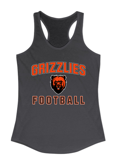 California Grizzlies Football #1 Women's Tank Top