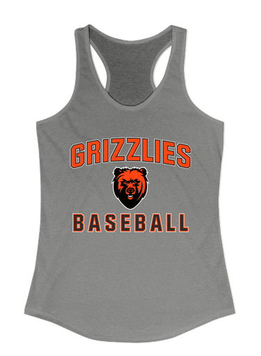 California Grizzlies Baseball #1 Women's Tank Top