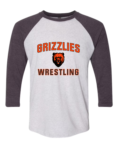 California Grizzlies Wrestling Women's Baseball T-Shirt