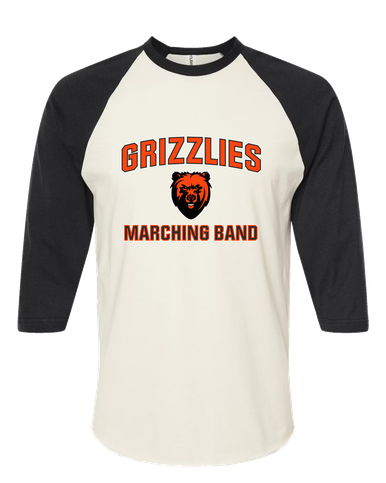 California Grizzlies Marching Band Women's Baseball T-Shirt