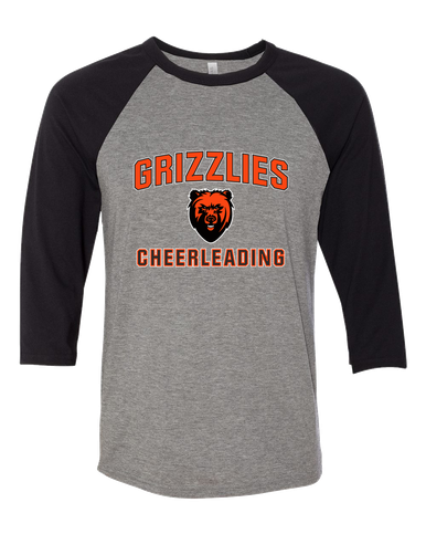 California Grizzlies Cheerleading Women's Baseball T-Shirt