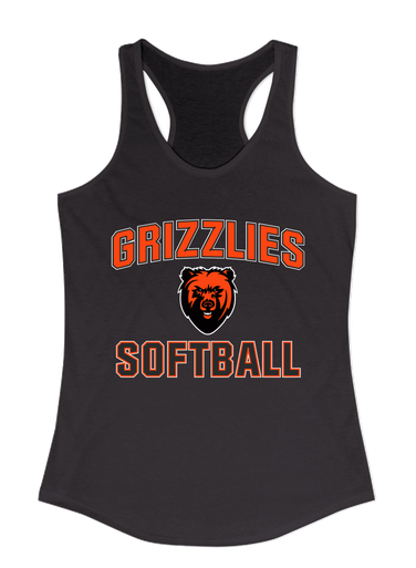 California Grizzlies Softball #1 Women's Tank Top