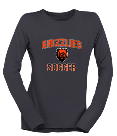California Grizzlies Soccer #1 Women's Premium LS T-Shirt