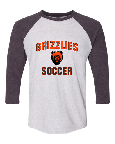 California Grizzlies Soccer #1 Women's Baseball T-Shirt