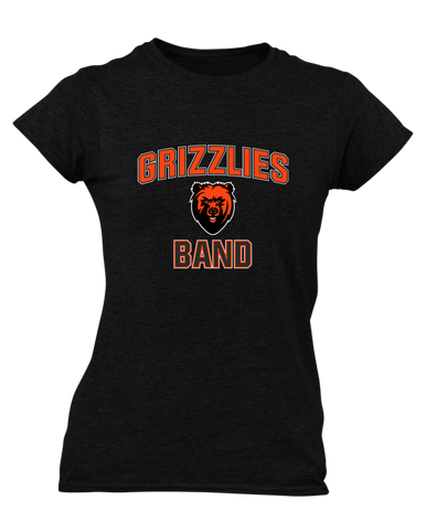 California Grizzlies Band # 1 Women's Premium SS T-Shirt