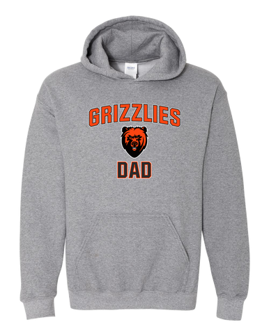 California Grizzlies Dad Men's Hoodie