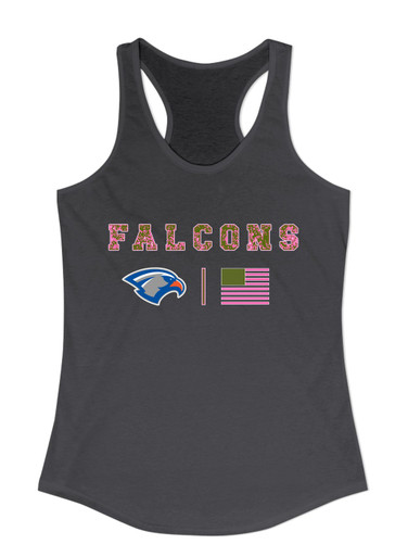 Volunteer Falcons Pink Camo Flag Women's Tank Top