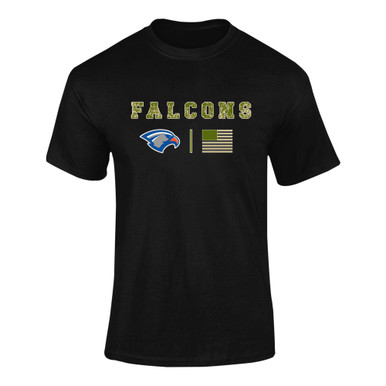 Volunteer Falcons Camo Flag Men's Premium SS T-Shirt
