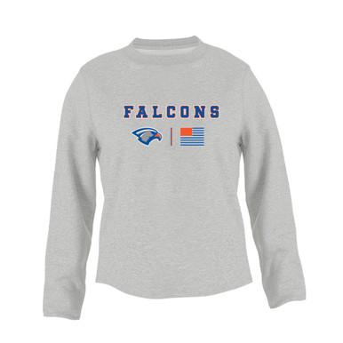 Volunteer Falcons Team Colors Flag Women's Sweatshirt