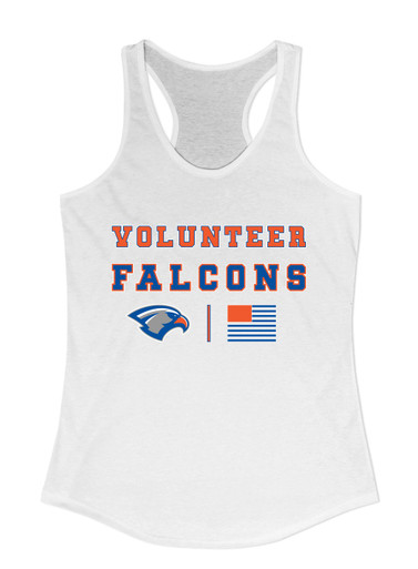 Volunteer Falcons Spirit Flag Women's Tank Top