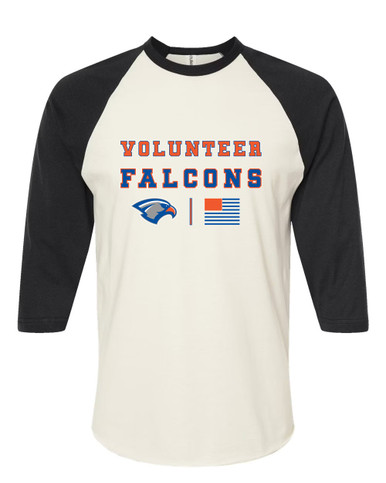 Volunteer Falcons Spirit Flag Women's Baseball T-Shirt