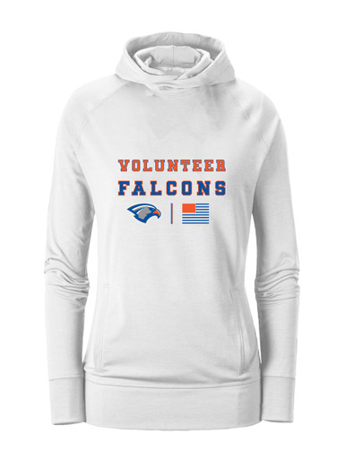 Volunteer Falcons Spirit Flag Women's Hoodie