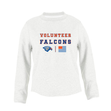 Volunteer Falcons Spirit Flag Women's Sweatshirt