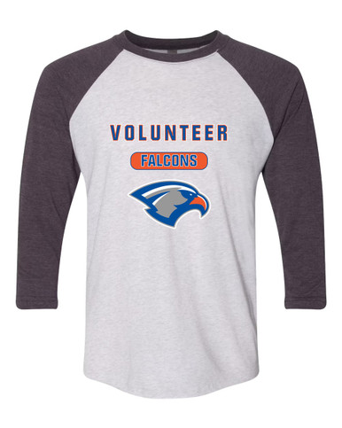 Volunteer Falcons Mascot #3 Women's Baseball T-Shirt