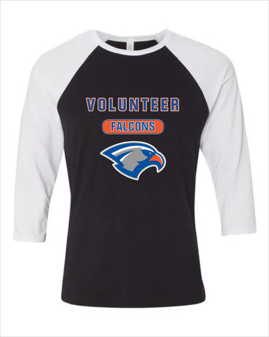 Volunteer Falcons Mascot #3 Men's Baseball T-Shirt