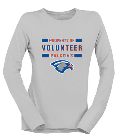 Volunteer Falcons Property Of Women's LS T-Shirt