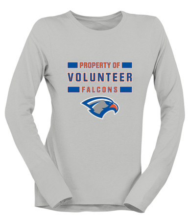 Volunteer Falcons Property Of Women's Premium LS T-Shirt