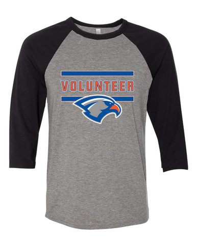 Volunteer Falcons Mascot #4 Men's Baseball T-Shirt