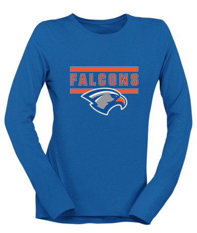 Volunteer Falcons Mascot #5 Women's LS T-Shirt