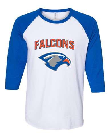 Volunteer Falcons Mascot #6 Men's Baseball T-Shirt