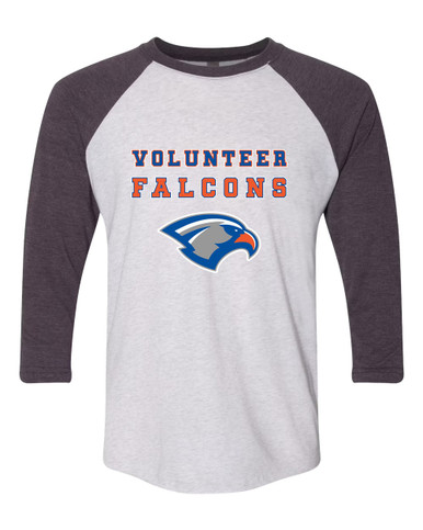Volunteer Falcons Spirit Women's Baseball T-Shirt