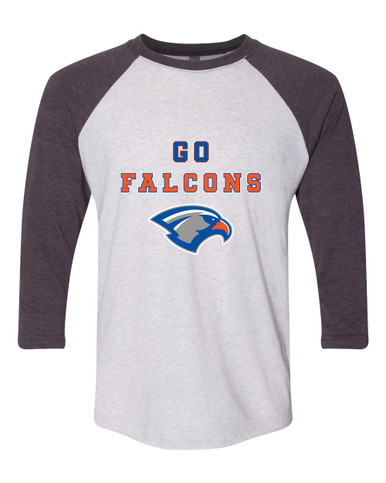 Volunteer Falcons Go Team Men's Baseball T-Shirt