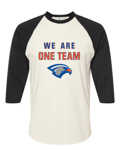 Volunteer Falcons We Are One Team Women's Baseball T-Shirt