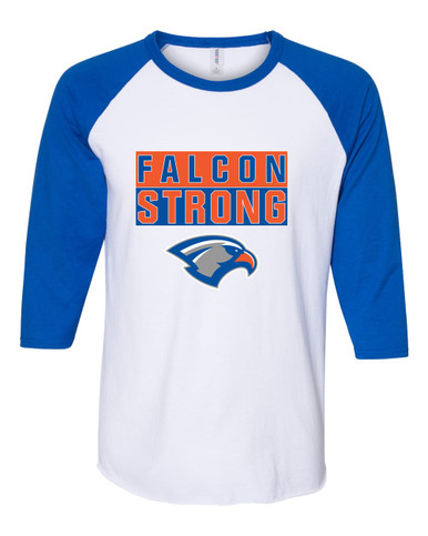 Volunteer Falcons Strong #1 Men's Baseball T-Shirt