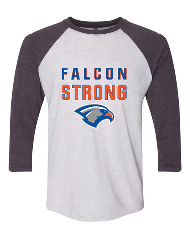 Volunteer Falcons Strong #2 Men's Baseball T-Shirt