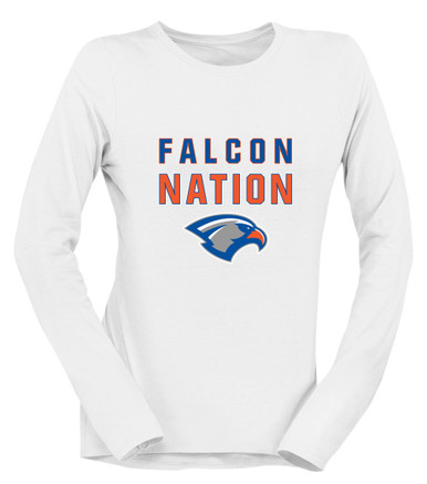 Volunteer Falcons Nation #2 Women's LS T-Shirt