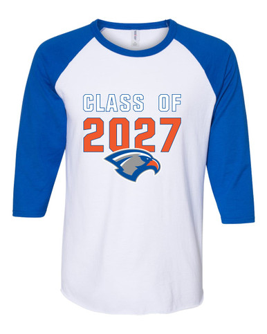 Volunteer Falcons Class of 2027 Men's Baseball T-Shirt