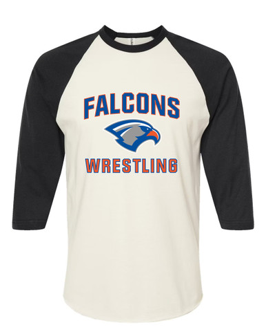 Volunteer Falcons Wrestling Men's Baseball T-Shirt