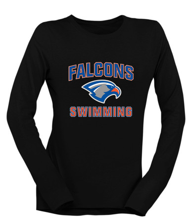 Volunteer Falcons Swimming Women's LS T-Shirt