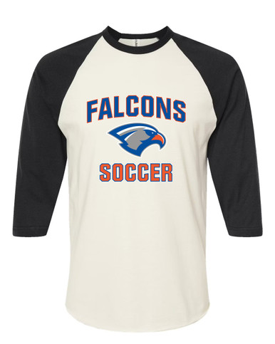 Volunteer Falcons Soccer #1 Men's Baseball T-Shirt