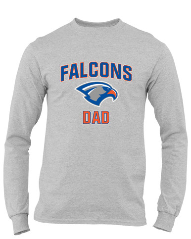 Volunteer Falcons Dad Men's LS T-Shirt