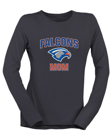 Volunteer Falcons Mom Women's LS T-Shirt