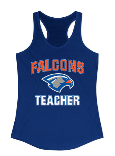 Volunteer Falcons Teacher Women's Tank Top