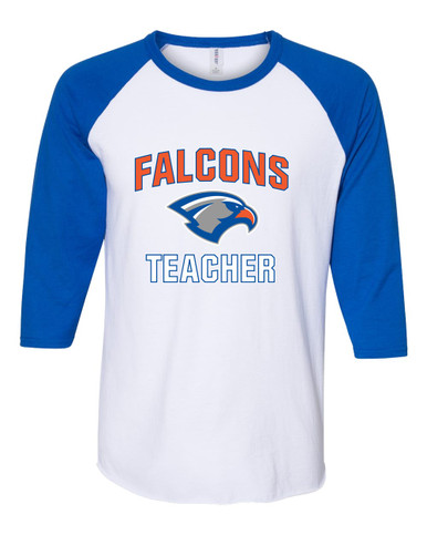 Volunteer Falcons Teacher Women's Baseball T-Shirt