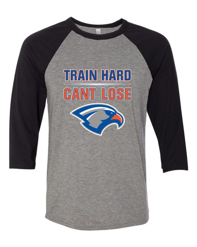 Volunteer Falcons Train Hard, Can't Lose Women's Baseball T-Shirt