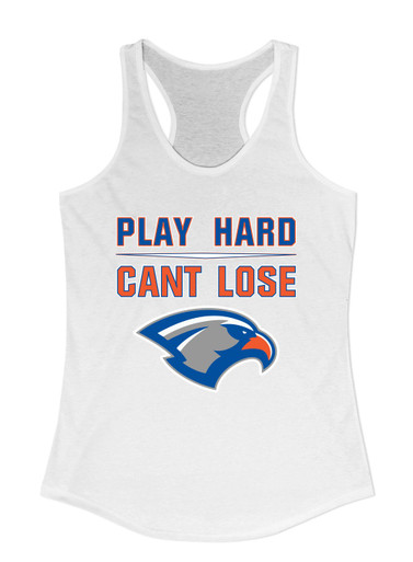Volunteer Falcons Play Hard, Can't Lose Women's Tank Top
